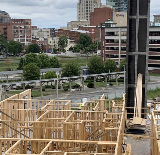 Overview of Ledgewood Village Apartments project