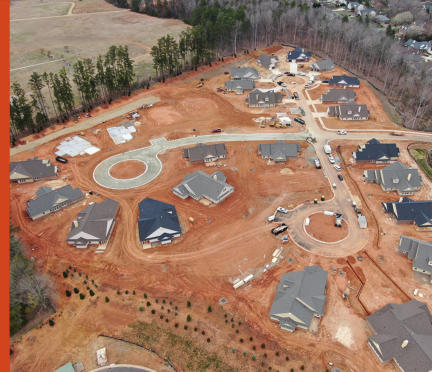 Overview of Twin Lakes Retirement Community project