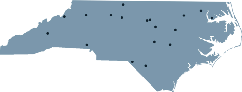 Areas in NC where we have done historic renovations